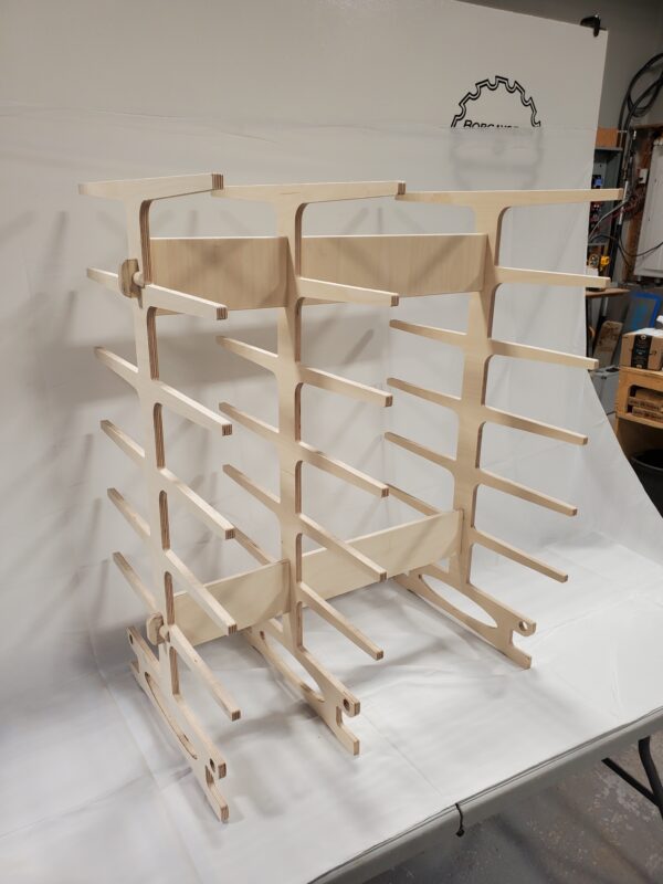 Cutting / Charcuterie Board Drying Rack, 3 Uprights - Image 2