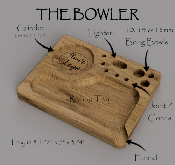 Maple Rolling Trays - Image 3